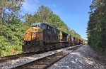 CSX 5238 and 210 wait for green